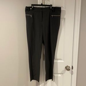 Calvin Klein Zip-Pocket Straight Leg Pants